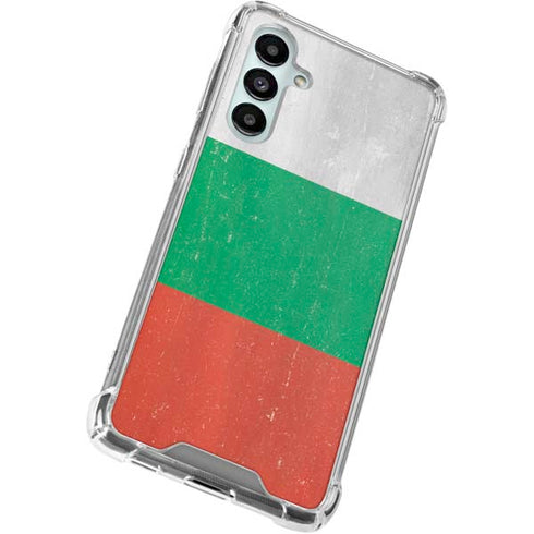 Bulgarian Flag Distressed Galaxy A16 5G Clear Case