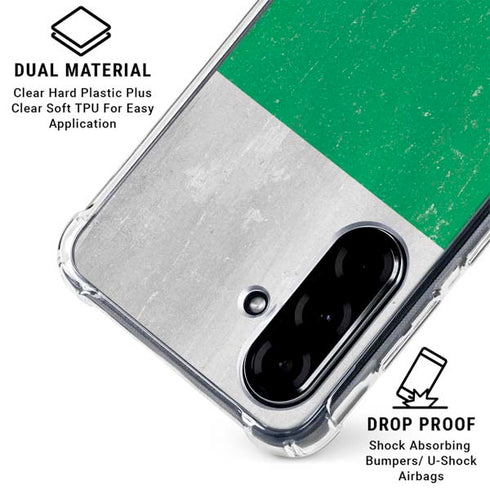 Bulgarian Flag Distressed Galaxy A36 5G Clear Case