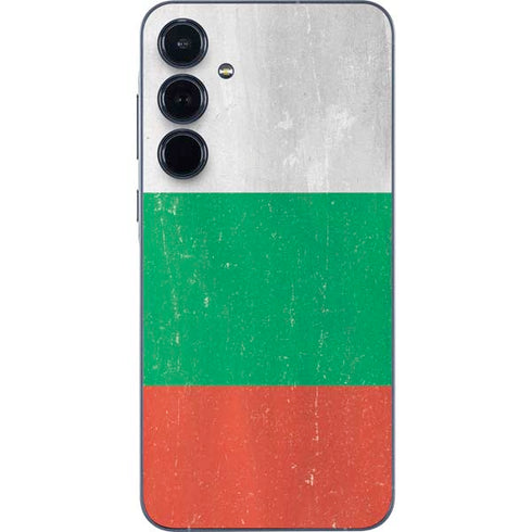 Bulgarian Flag Distressed Galaxy A55 5G Skin