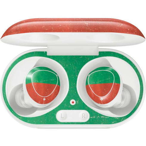 Bulgarian Flag Distressed Galaxy Buds Plus Skin
