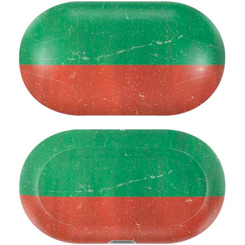 Bulgarian Flag Distressed Galaxy Buds Plus Skin