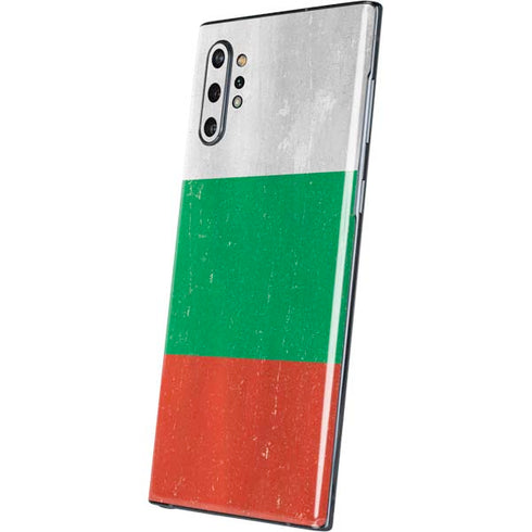 Bulgarian Flag Distressed Galaxy Note 10 Plus Skin