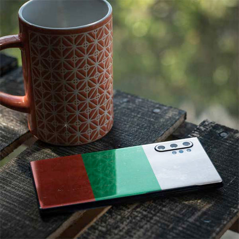 Bulgarian Flag Distressed Galaxy Note 10 Plus Skin