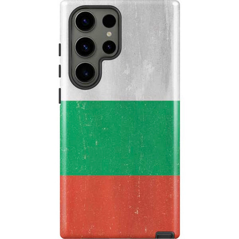 Bulgarian Flag Distressed Galaxy S23 Ultra Pro Case