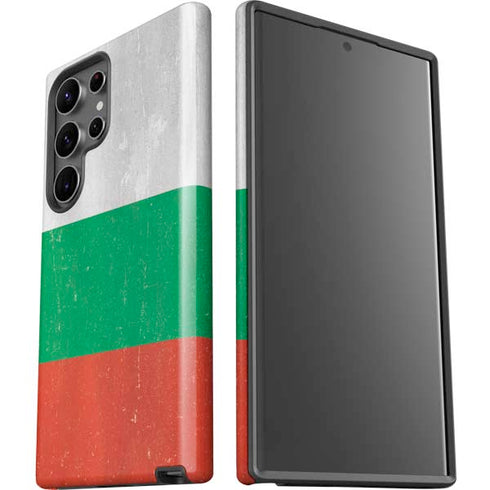Bulgarian Flag Distressed Galaxy S23 Ultra Pro Case