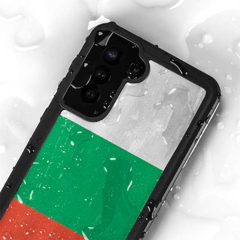 Bulgarian Flag Distressed Galaxy S24 Plus Waterproof Case