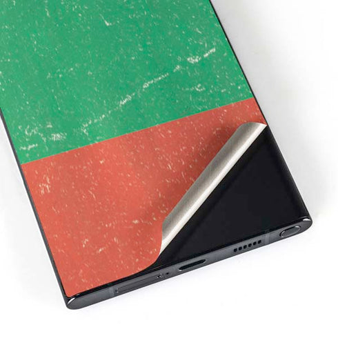 Bulgarian Flag Distressed Galaxy S25 Ultra Skin