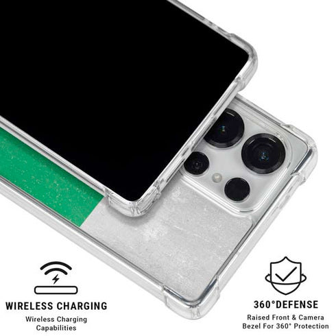 Bulgarian Flag Distressed Galaxy S25 Ultra Clear Case