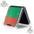 Bulgarian Flag Distressed Galaxy Z Flip6 Clear Case