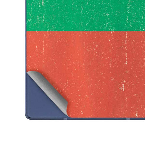 Bulgarian Flag Distressed Galaxy Z Fold6 Skin