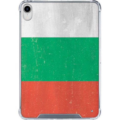 Bulgarian Flag Distressed iPad 11th Gen (2025) Clear Case