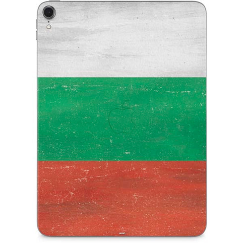 Bulgarian Flag Distressed Apple iPad Pro Skin