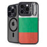 Bulgarian Flag Distressed iPhone 13 Pro Max Kickstand Case