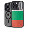 Bulgarian Flag Distressed iPhone 14 Pro Kickstand Case