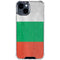 Bulgarian Flag Distressed iPhone 15 Clear Case