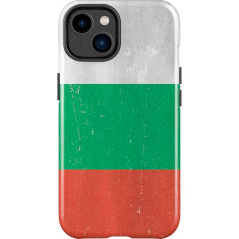 Bulgarian Flag Distressed iPhone 15 Impact Case