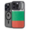 Bulgarian Flag Distressed iPhone 15 Pro Kickstand Case