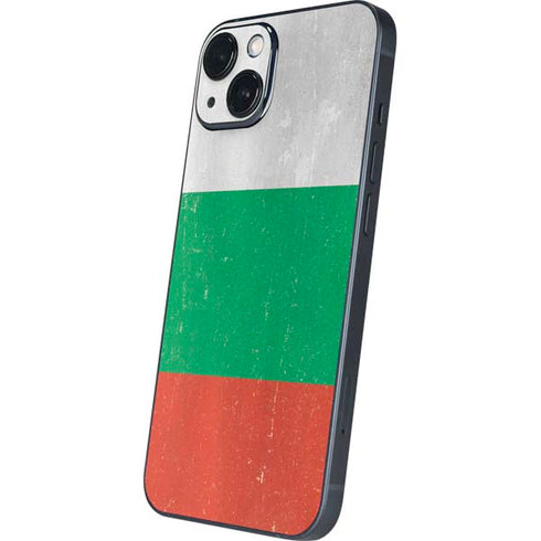 Bulgarian Flag Distressed iPhone 15 Skin