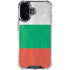 Bulgarian Flag Distressed iPhone 16 Clear Case