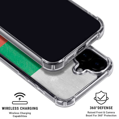 Bulgarian Flag Distressed iPhone 16 MagSafe Case