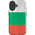 Bulgarian Flag Distressed iPhone 16 Plus Impact Case