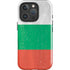 Bulgarian Flag Distressed iPhone 16 Pro Impact Case