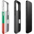 Bulgarian Flag Distressed iPhone 16 Pro Max Impact Case