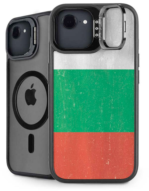 Bulgarian Flag Distressed iPhone 16e Kickstand Case