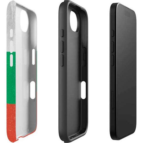 Bulgarian Flag Distressed iPhone 16e Impact Case