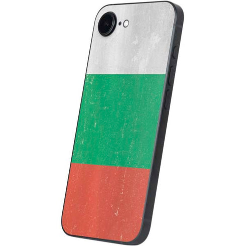 Bulgarian Flag Distressed iPhone 16e Skin