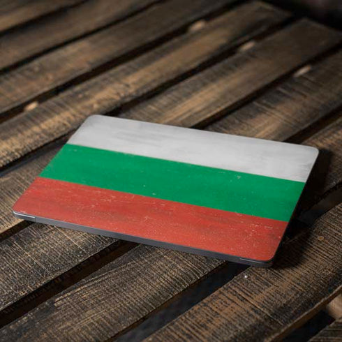 Bulgarian Flag Distressed Apple MacBook Air Skin