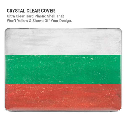 Bulgarian Flag Distressed MacBook Pro 14in (2021-24) Case plus Skin