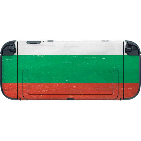 Bulgarian Flag Distressed Nintendo Switch 2 (2025) with Joy-Con Skin