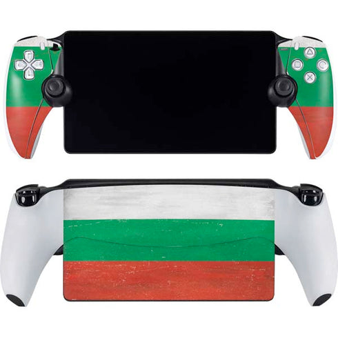 Bulgarian Flag Distressed PlayStation Portal Remote Player Skin