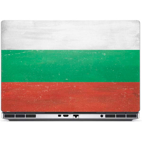 Bulgarian Flag Distressed Dell Precision Skin