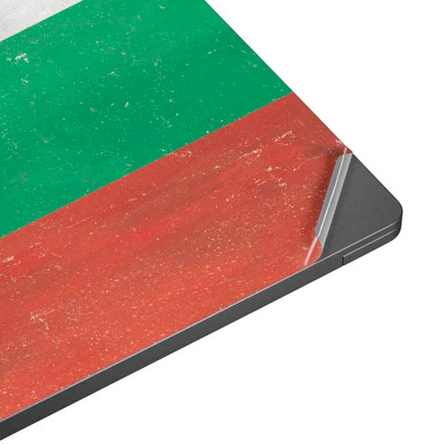 Bulgarian Flag Distressed Surface Laptop 7 13.8in Skin