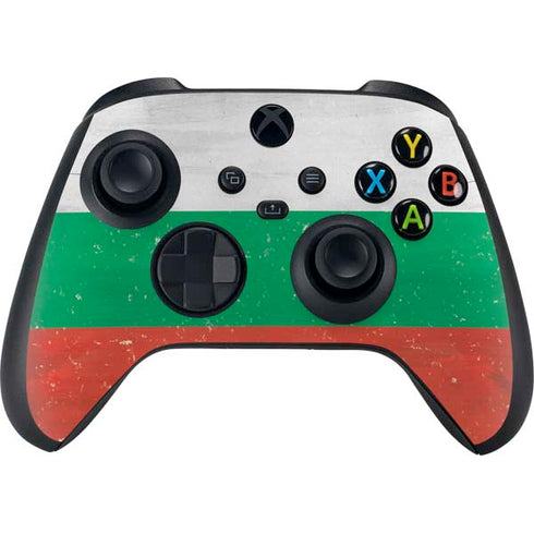 Bulgarian Flag Distressed Xbox Series X Skins