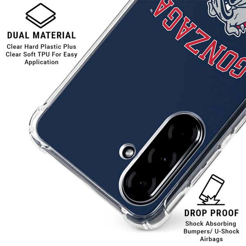 Gonzaga University Bulldogs Galaxy A36 5G Clear Case