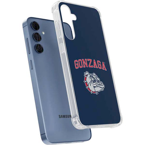 Gonzaga University Bulldogs Galaxy A55 5G Clear Case