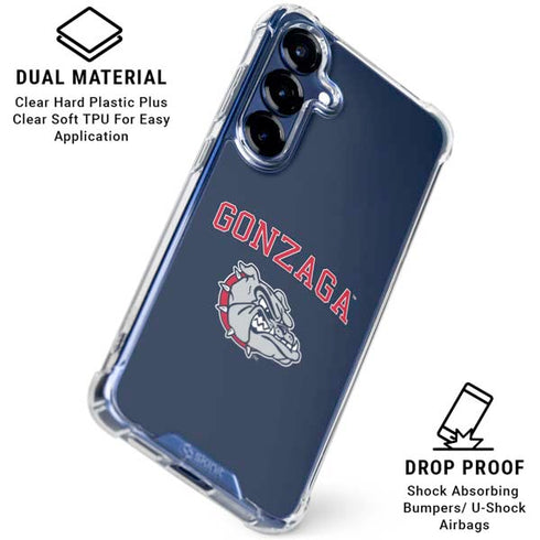 Gonzaga University Bulldogs Galaxy S25 FE Clear Case