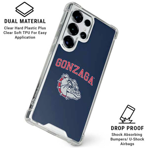 Gonzaga University Bulldogs Galaxy S25 Ultra Clear Case