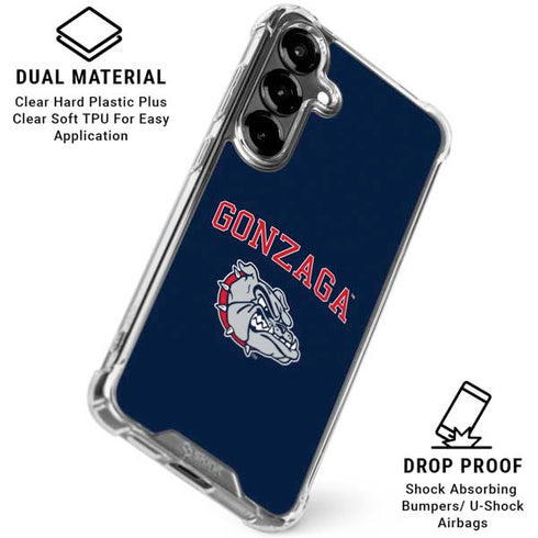 Gonzaga University Bulldogs Galaxy S26 Plus Clear Case
