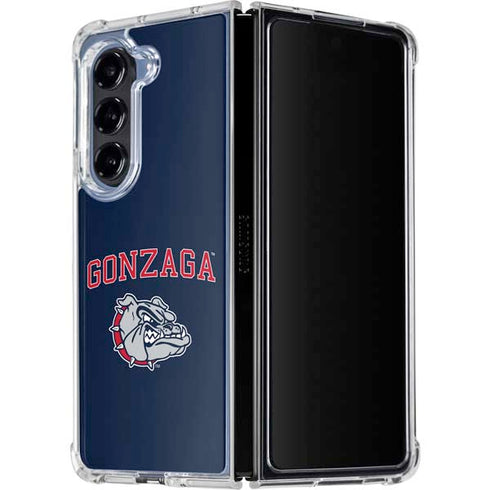 Gonzaga University Bulldogs Galaxy Z Fold5 5G Clear Case