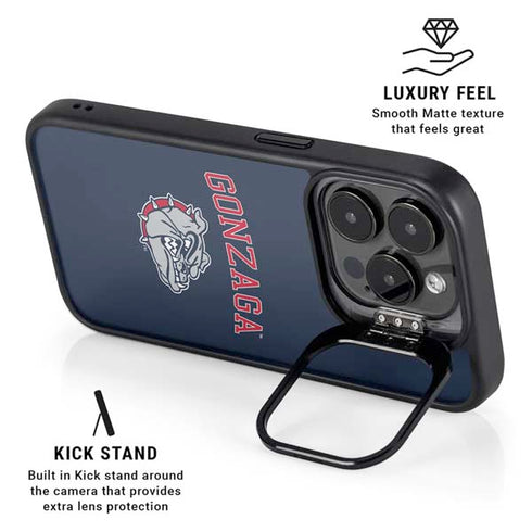 Gonzaga University Bulldogs iPhone 15 Pro Max Kickstand Case
