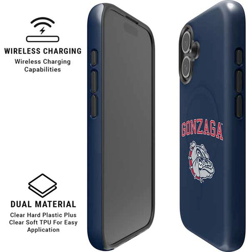 Gonzaga University Bulldogs iPhone 16 Plus Magsafe Impact Case