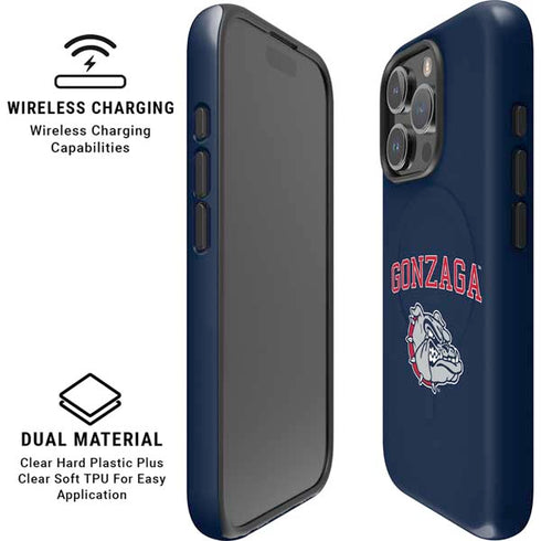 Gonzaga University Bulldogs iPhone 16 Pro Max Magsafe Impact Case