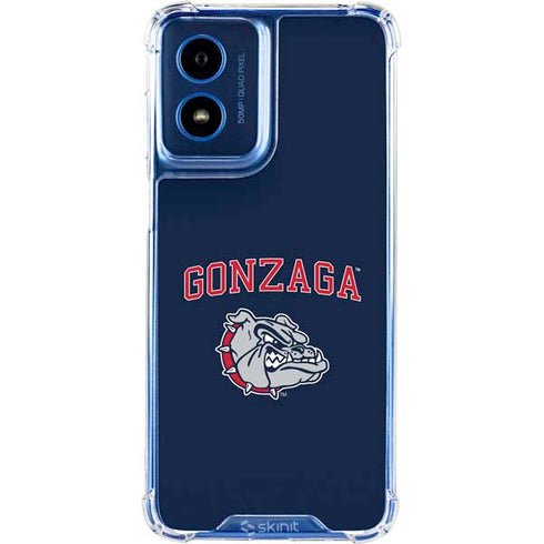 Gonzaga University Bulldogs Moto G 5G (2024) Clear Case