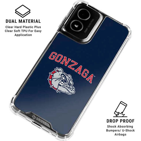 Gonzaga University Bulldogs Moto G Power 5G (2024) Clear Case