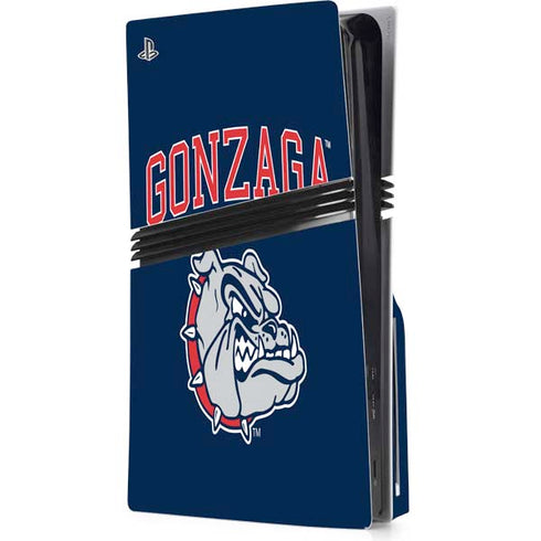 Gonzaga University Bulldogs PS5 Pro Disk Console Skin