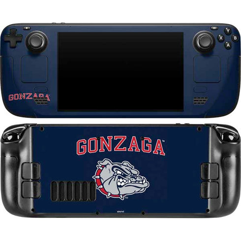 Gonzaga University Bulldogs Steam Deck Handheld Gaming Computer OLED Skin